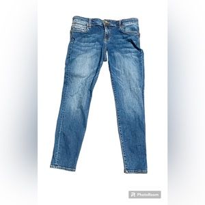 Kut from the Kloth Womens Jeans Blue Size 12S Toothpick Skinny Cotton Blend
